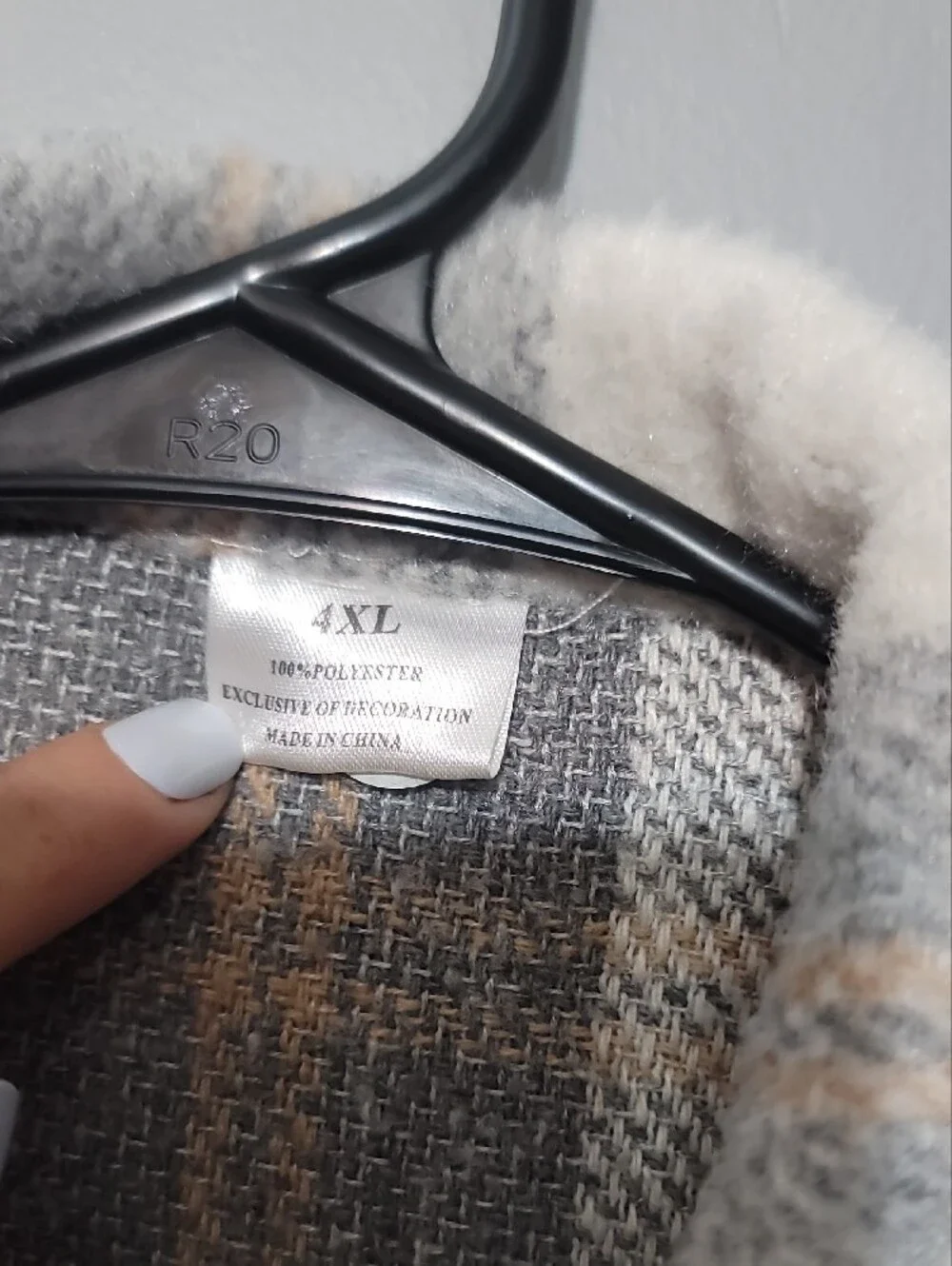 N/A cozy plaid